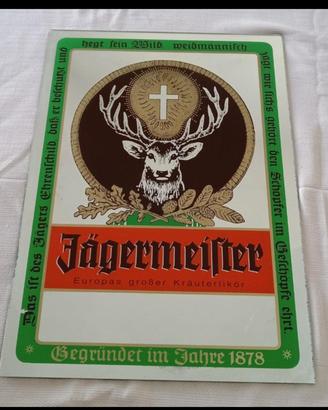 specchio vintage Jagermeister