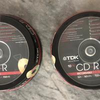 CD-R TDK - 20 pezzi totali