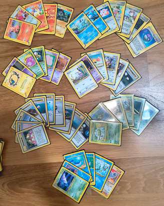 lotto carte Pokemon vintage