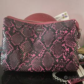 Borsa on sale pitonata rosa