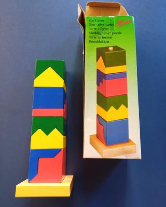 BINO - Torre a forme gioco didattico