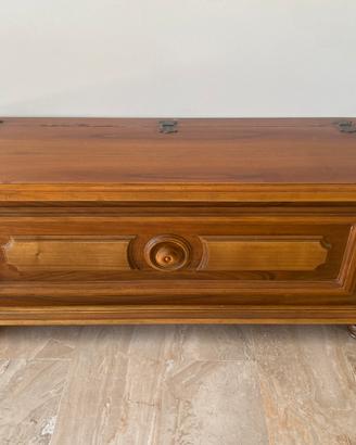 Cassa panca baule in legno 120x40