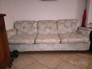 set salotto anni 80/90 divano 3 posti + 2 poltrone