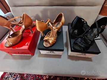Abiti e scarpe da ballo latino americano