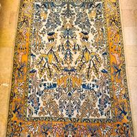 Tappeto persiano Ghom "Tree of Life" 153 x 103 cm