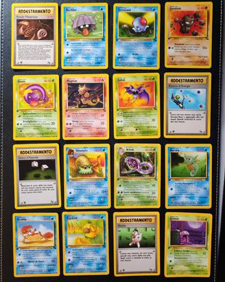 Lotto Fossil Prima Edizione - Carte Pokemon 