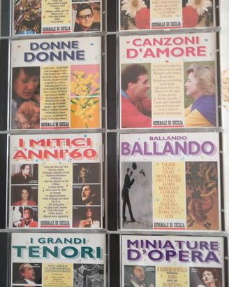 N. 8 CD Audio da il Giornale di Sicilia