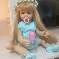 Bambola reborn 55 cm in silicone