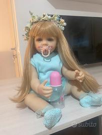 Bambola reborn 55 cm in silicone