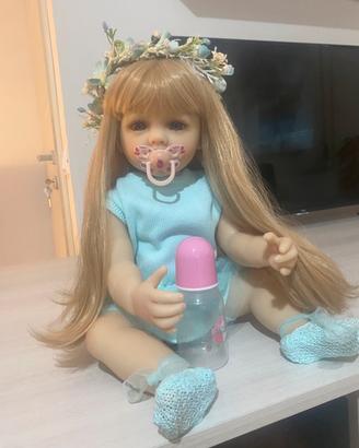 Bambola reborn 55 cm in silicone