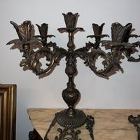 Candelabri a bastoncino portacandele a 5 bracci