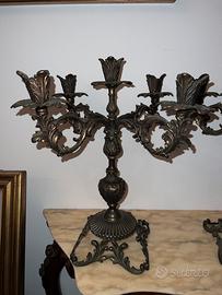Candelabri a bastoncino portacandele a 5 bracci