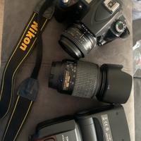 Nikon d90 +50 1:8+55-200+ flash