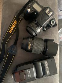 Nikon d90 +50 1:8+55-200+ flash