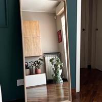 Specchio IKEA NISSEDAL 65x150 - Rovere Bianco