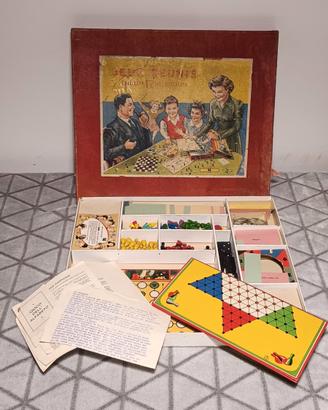 Antico Jumbo Jeux Réunis 12 Giochi Vintage