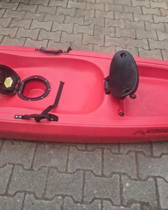 canoa kayak con pagaia