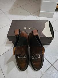 stivaletti gucci in pelle vintage 