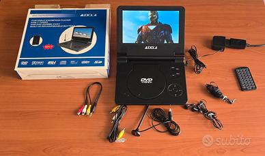 Lettore DVD PORTATILE 9" con tanti FILM