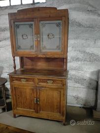 Credenza primi novecento con alzata