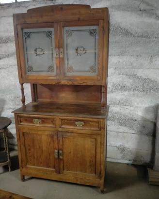 Credenza primi novecento con alzata