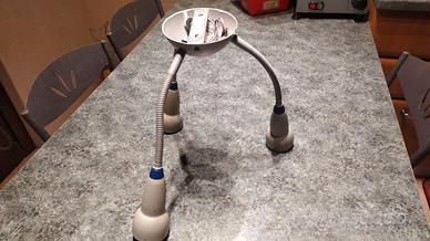 Lampadario a tre luci direzionabili