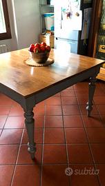 Tavolo Legno Massello Shabby Chic