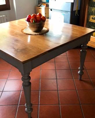 Tavolo Legno Massello Shabby Chic