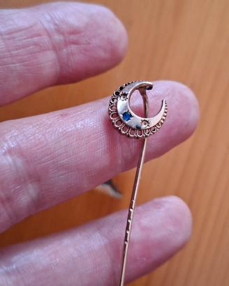 antica spilla oro 14k da colezione 