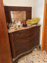 como' con specchio vintage usato