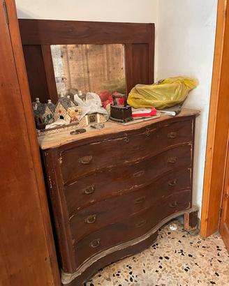 como' con specchio vintage usato