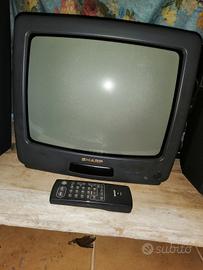TV con tubo catodico per retrogame