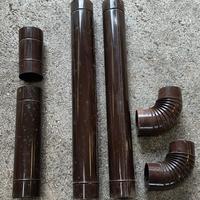 Tubi smaltati marroni diametro 12 in stock