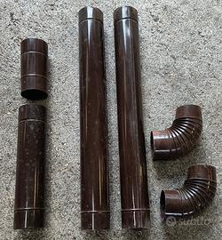 Tubi smaltati marroni diametro 12 in stock