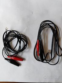 coccodrilli con cavo plug per misure elettr/telef