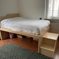 Struttura soppalco per letto/scrivania