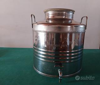 Contenitore olio inox 30 kg Minox