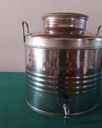 Contenitore olio inox 30 kg Minox