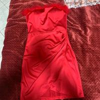 vestito rosso elegante