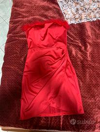 vestito rosso elegante