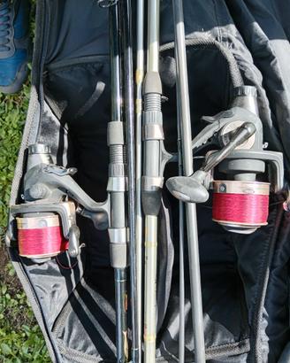 Kit completo carpfishing semi nuovo