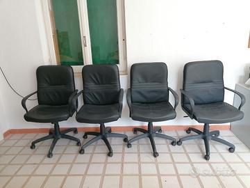 Poltroncine da ufficio con rotelle