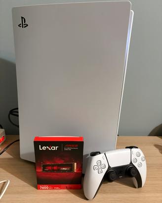 Ps5 fat+dualsense con modifica TMR+ ssd 1 tb
