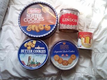 Scatole di latta biscotti/Radio 105 anni 80/90