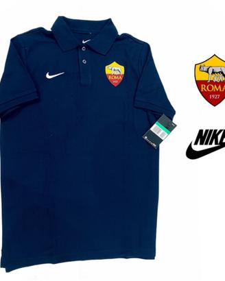 ✅🟡🔴 MAGLIA POLO RAGAZZO AS ROMA 2015 NIKE NUOVA