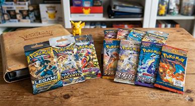 Pokemon pacchetti ri-sigillati
