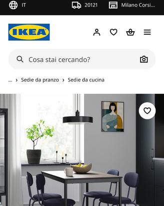 Materasso e sedie tessili Ikea nuove