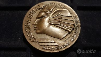 Medaglione Crociera Decennale Italo Balbo New York