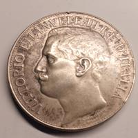 5 lire 5 Vittorio E.lll 1911