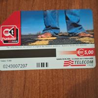 Scheda telefonica Natta Calzature rarissima